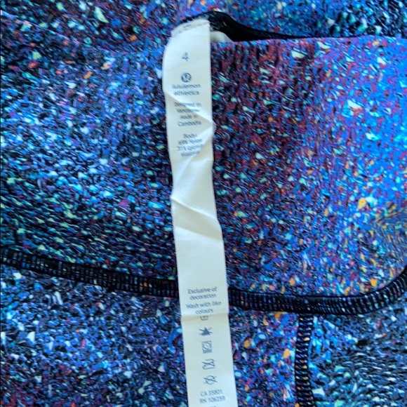 🦄RARE Lululemon Mermaid Wunder Under Strive Multi - Picture 14 of 16